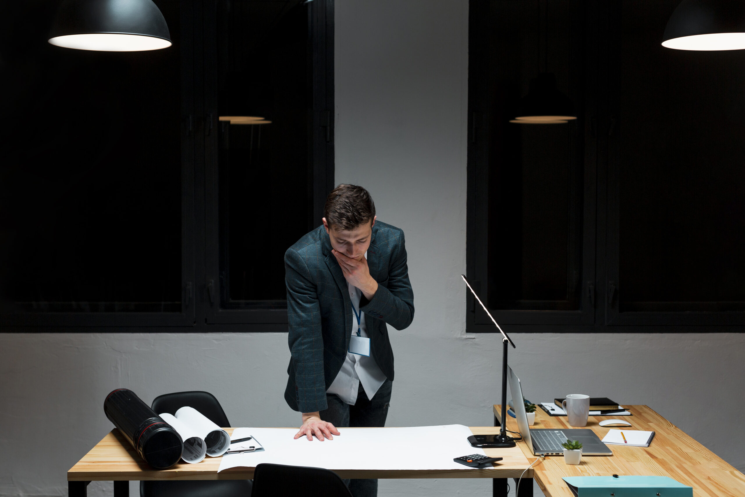 front-view-adult-male-working-project